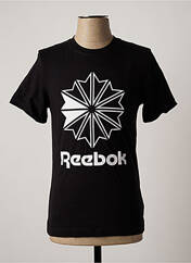 T-shirt noir REEBOK pour homme seconde vue