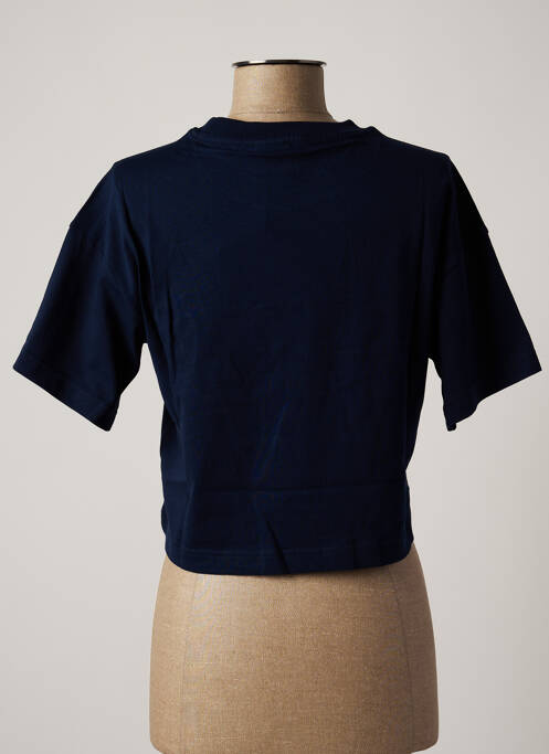 T-shirt manches mi-longues manches courtes bleu REEBOK femme