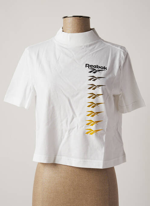 T-shirt blanc REEBOK pour femme