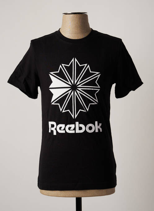 T-shirt noir REEBOK pour homme