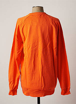 Sweat-shirt stretch manches longues orange REEBOK homme