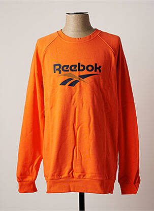 Sweat-shirt orange REEBOK pour homme