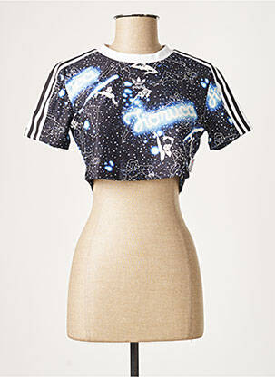 T-shirt bleu ADIDAS femme