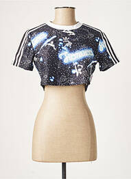 T-shirt bleu ADIDAS femme