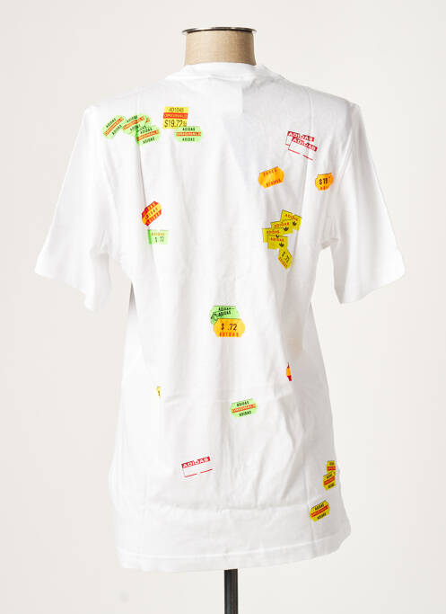 T-shirt blanc ADIDAS pour femme