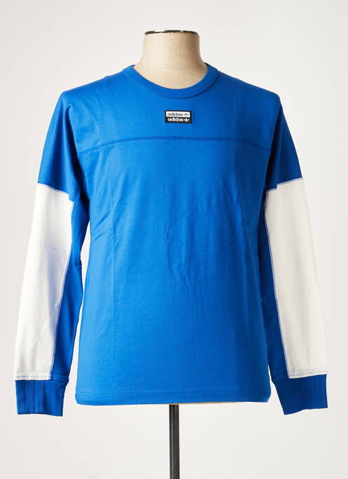 T-shirt bleu ADIDAS pour homme