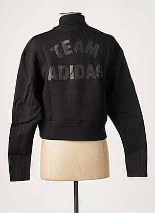 Sweat-shirt stretch manches longues noir ADIDAS femme