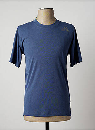 T-shirt bleu ADIDAS pour homme