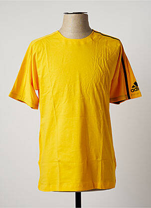 T-shirt jaune ADIDAS pour homme