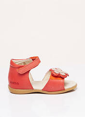 Sandales/Nu pieds orange MOD8 pour fille seconde vue