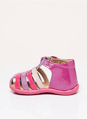 Sandales/Nu pieds rose MOD8 pour fille seconde vue