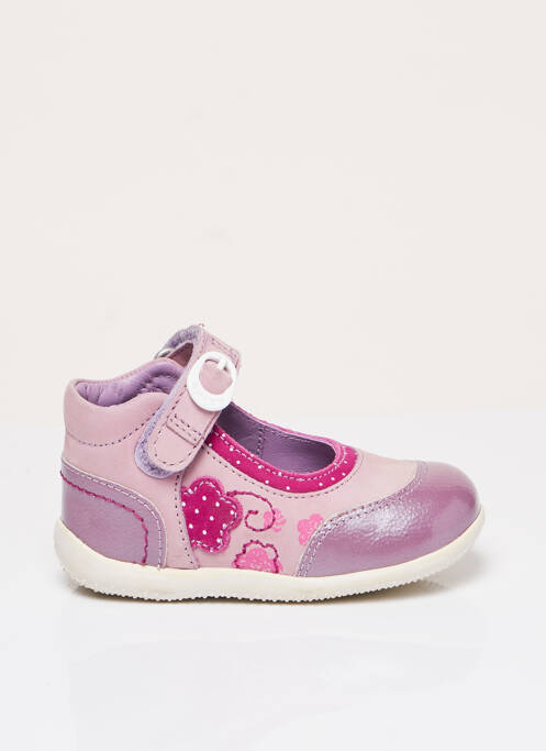 Ballerines rose KICKERS pour fille