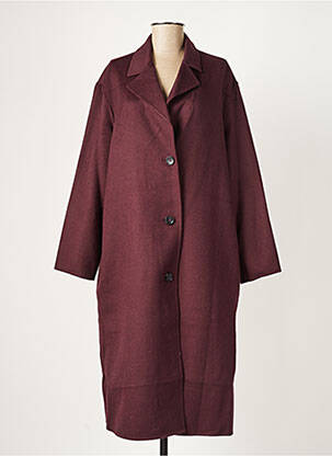 Manteau long violet COMPTOIR DES COTONNIERS pour femme