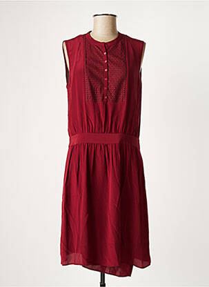 Robe mi-longue sans manche sans manche rouge COMPTOIR DES COTONNIERS femme