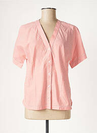 Chemisier manches courtes manches courtes rouge COMPTOIR DES COTONNIERS femme