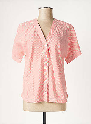 Chemisier manches courtes manches courtes rouge COMPTOIR DES COTONNIERS femme