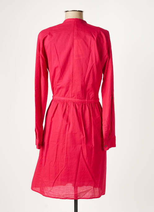 Robe mi-longue manches longues manches longues rose COMPTOIR DES COTONNIERS femme