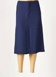 Jupe mi-longue coupe droite bleu COMPTOIR DES COTONNIERS femme