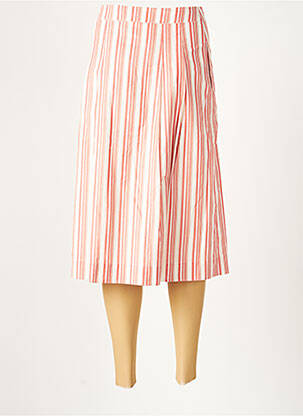 Jupe mi-longue coupe évasée rouge COMPTOIR DES COTONNIERS femme