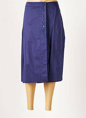 Jupe mi-longue doublure textile bleu COMPTOIR DES COTONNIERS femme