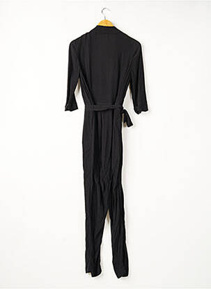 Combi-pantalon tissage crêpe manches 3/4 noir COMPTOIR DES COTONNIERS femme