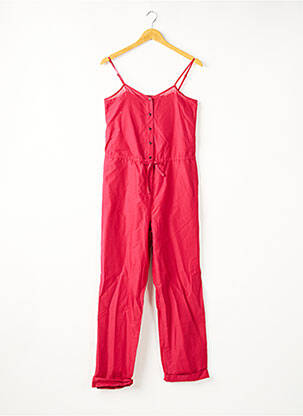 Combi-pantalon fermeture boutonnée sur le devant fines bretelles rose COMPTOIR DES COTONNIERS femme