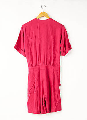 Combishort col cache-coeur manches courtes rose COMPTOIR DES COTONNIERS femme