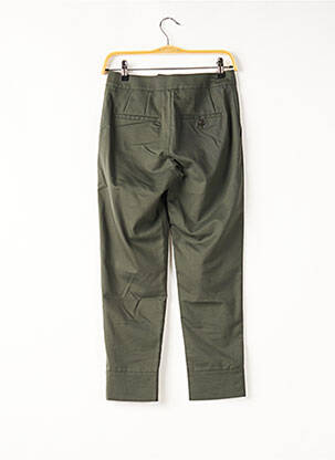 Pantalon chino tissage popeline taille normale vert COMPTOIR DES COTONNIERS femme