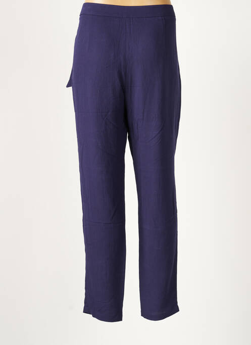 Pantalon slim poches taille haute bleu COMPTOIR DES COTONNIERS femme