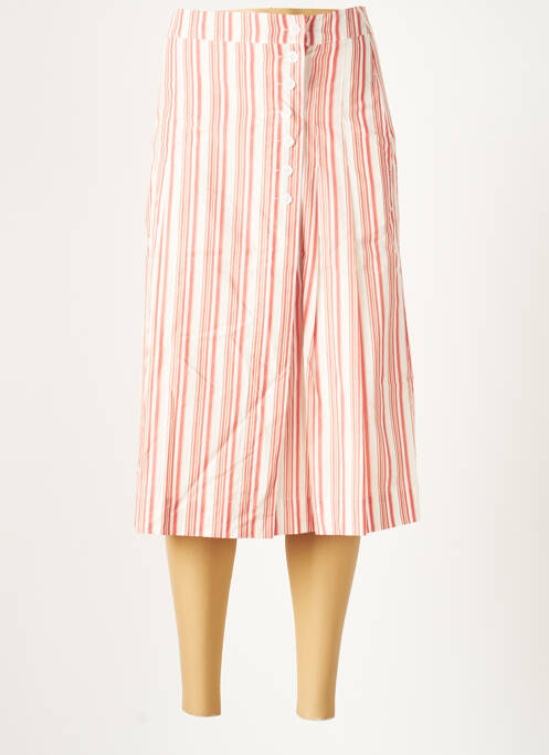 Jupe mi-longue doublure textile rouge COMPTOIR DES COTONNIERS femme