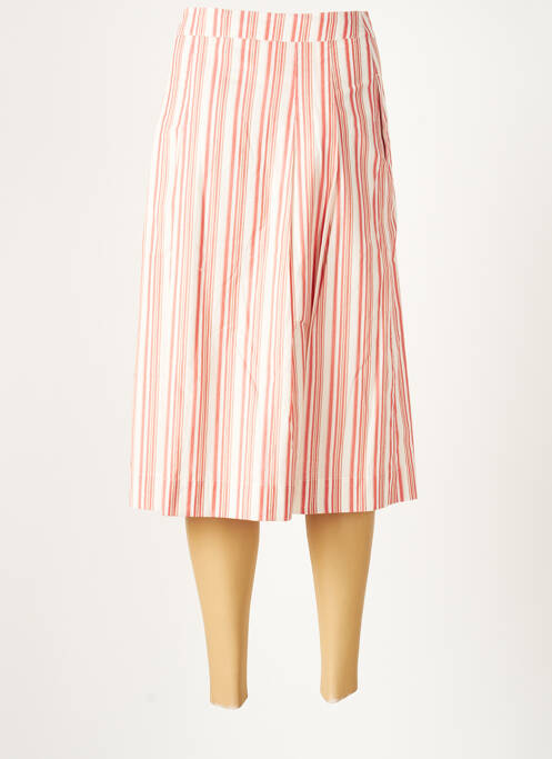 Jupe mi-longue doublure textile rouge COMPTOIR DES COTONNIERS femme