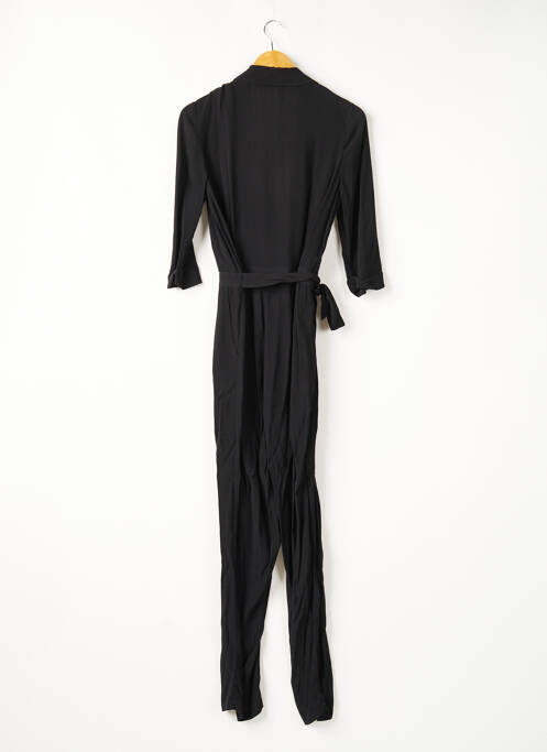 Combi-pantalon tissage crêpe manches 3/4 noir COMPTOIR DES COTONNIERS femme