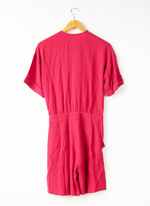Combishort col cache-coeur manches courtes rose COMPTOIR DES COTONNIERS femme