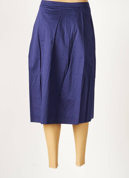 Jupe mi-longue bleu COMPTOIR DES COTONNIERS pour femme