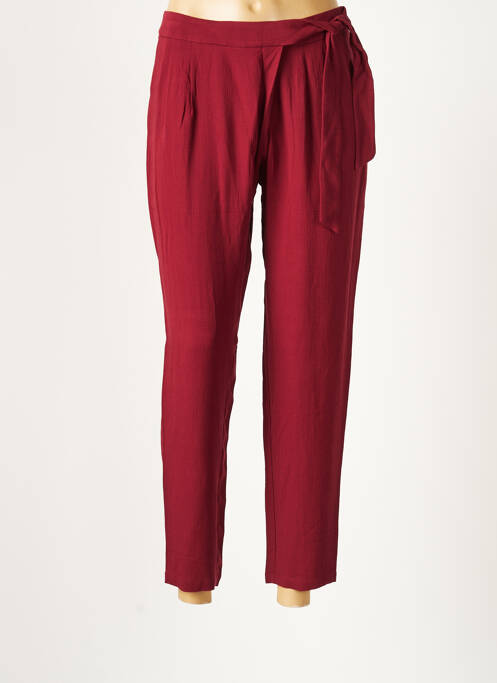 Pantalon slim rouge COMPTOIR DES COTONNIERS pour femme