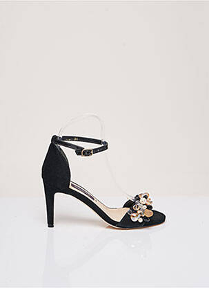 Sandales/nu pieds talon aiguille talon de 7 à 9cm noir PARALLELE femme
