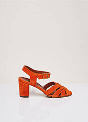 Sandales/Nu pieds orange MICHEL VIVIEN pour femme seconde vue