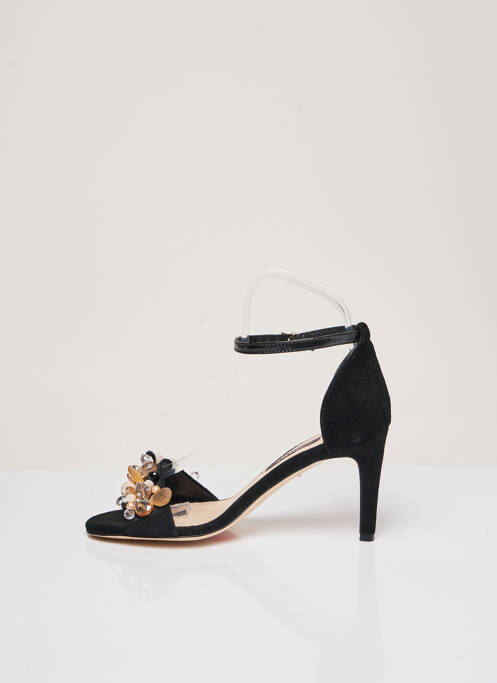 Sandales/Nu pieds noir PARALLELE pour femme