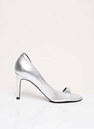 Sandales/nu pieds talon aiguille talon de 7 à 9cm gris MAISON ERNEST femme