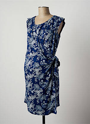Robe maternité stretch bleu COLLINE femme