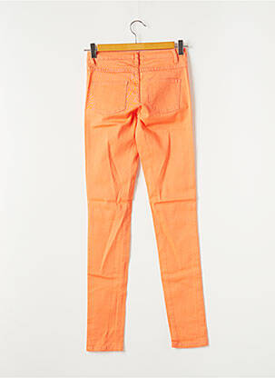 Pantalon slim stretch taille normale orange VILA femme