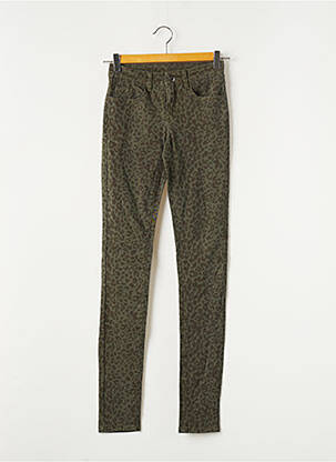 Pantalon slim stretch taille normale vert VILA femme