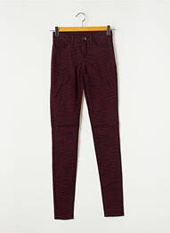 Pantalon slim stretch taille normale violet VILA femme
