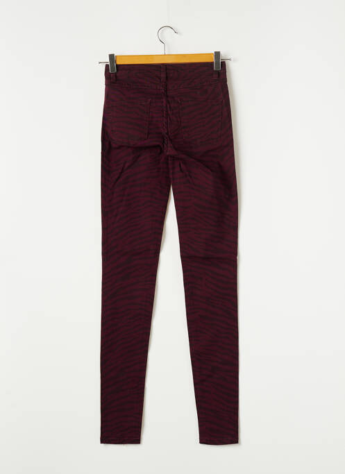 Pantalon slim violet VILA pour femme