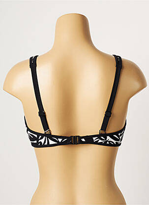 Haut de maillot de bain stretch haut soutien-gorge moulé noir BELCOR femme
