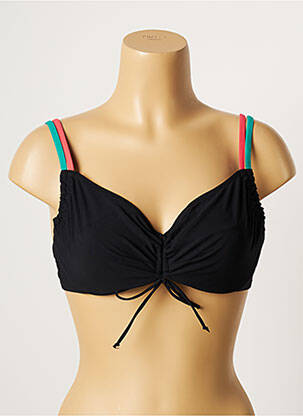 Haut de maillot de bain haut soutien-gorge emboitant haut soutien-gorge emboitant noir BELCOR femme