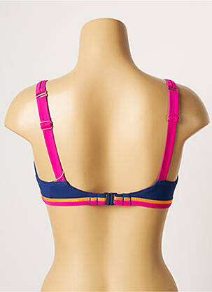 Haut de maillot de bain haut soutien-gorge emboitant haut soutien-gorge emboitant bleu BELCOR femme