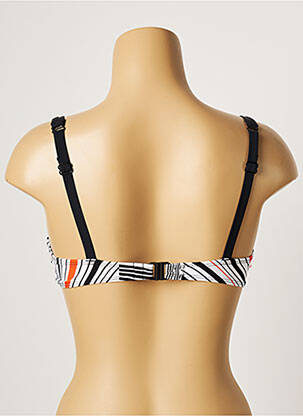 Haut de maillot de bain stretch haut soutien-gorge emboitant noir BELCOR femme