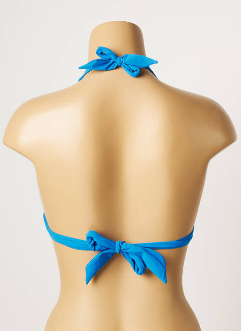 Haut de maillot de bain bleu LOU pour femme