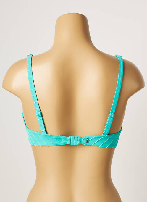 Haut de maillot de bain bleu LOU pour femme